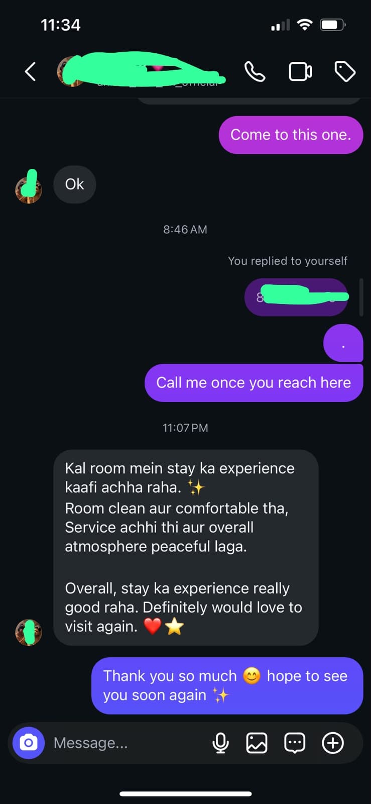 Customer review screenshot